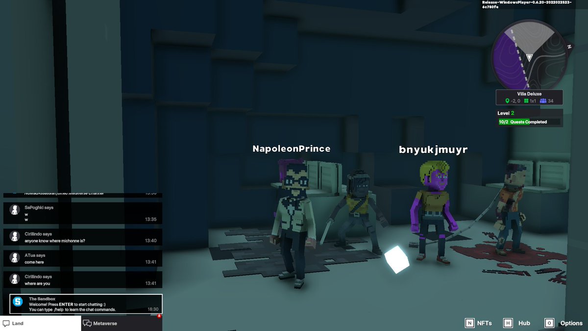 NeereshPerla's tweet photo. @TheSandboxGame I just participated in the daily #SandboxAlphaS2Contest for a chance to earn up to 1,000 $SAND! Starting March 8 - Find Michonne &amp; her zombies. Check out my screenshot below! 👇 #SandboxAlphaS2 https://t.co/Aex3iqlO1W