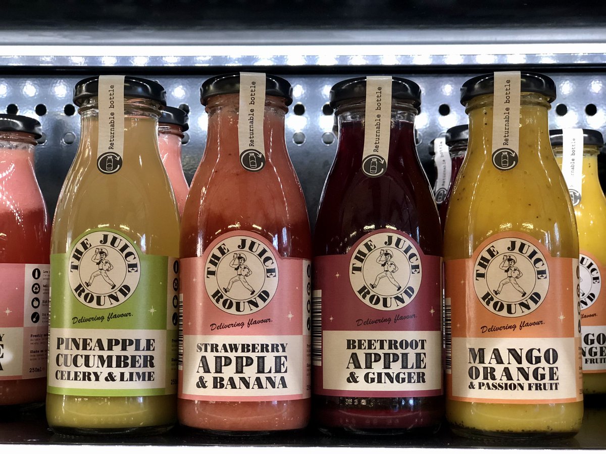 partridgesfoods's tweet photo. Good morning. Start the day with @juiceround’s delicious fresh drinks in reusable glass bottles that will be sure to make you feel good. https://t.co/ovXEea9SP9