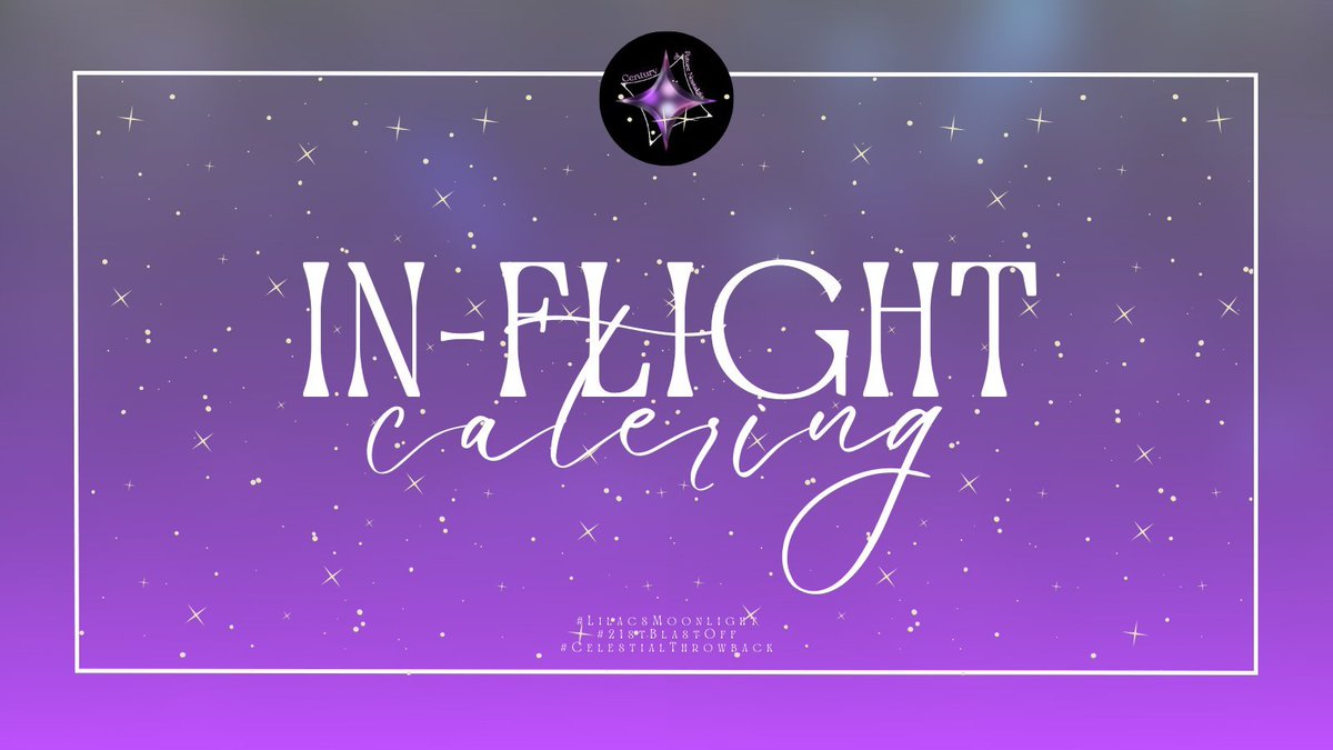 Juliette21st's tweet photo. ㅤ
Century of the
https://t.co/TQeDUx56St
ˏˋ°•*⁀➷ IN-FLIGHT CATERING₊
12th DAY OF MARCH, 2022.
#LilacsMoonlight
#21stBlastOff
#CelestialThrowback
ㅤ https://t.co/9jS6CJ7chR