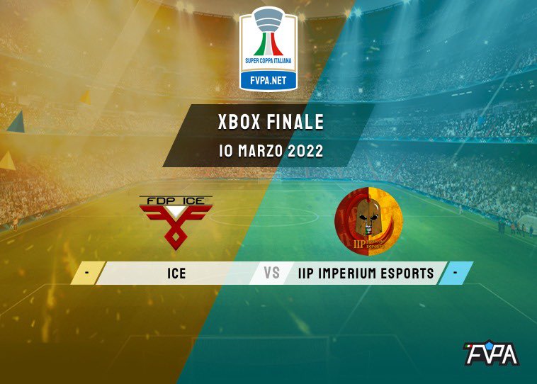 FVPA_net's tweet photo. [XBOX] 🏆🇮🇹 𝙎𝙪𝙥𝙚𝙧𝙘𝙤𝙥𝙥𝙖  🇮🇹🏆

 #FDPIce 🆚 @ImperiumeSport8 

📅 10.03.22
🕰 22.30
➡️ https://t.co/ewoDg5V9Rw https://t.co/x1F1HziVeT