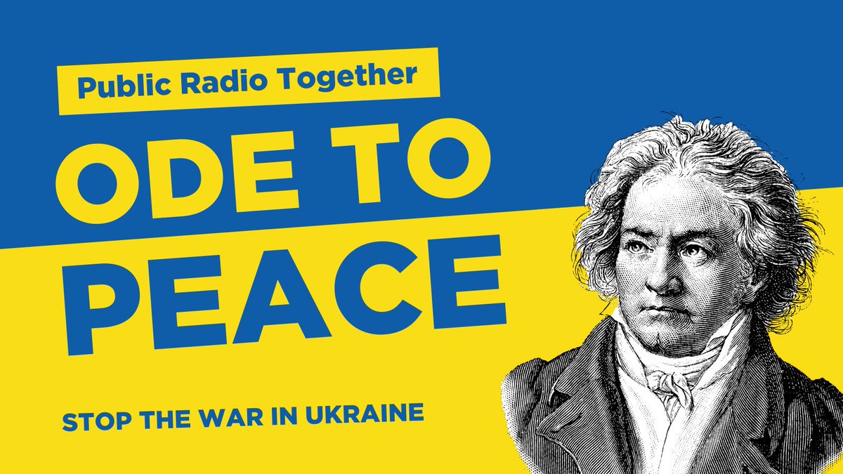 oe1's tweet photo. Die 9. Symphonie Beethovens steht für ein vereintes Europa. Am 10. März werden Teile daraus in 56 Radiostationen Europas und darüber hinaus zu hören sein - als Botschaft für den Frieden. #DesCis #OdeforPeace @ebu_hq
▶️ https://t.co/TvgHjtRE9P https://t.co/LPTsCDkzsW