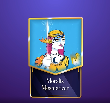 JackManowar's tweet photo. Just won my first Moralis weekly challenge and got my beautiful mage! 🥳 I felt bad since I was the only contester. Please join these challenges so we can see more cool projects. It was really fun and teaching for me.🙂 @MoralisWeb3 https://t.co/E8P60v02XZ