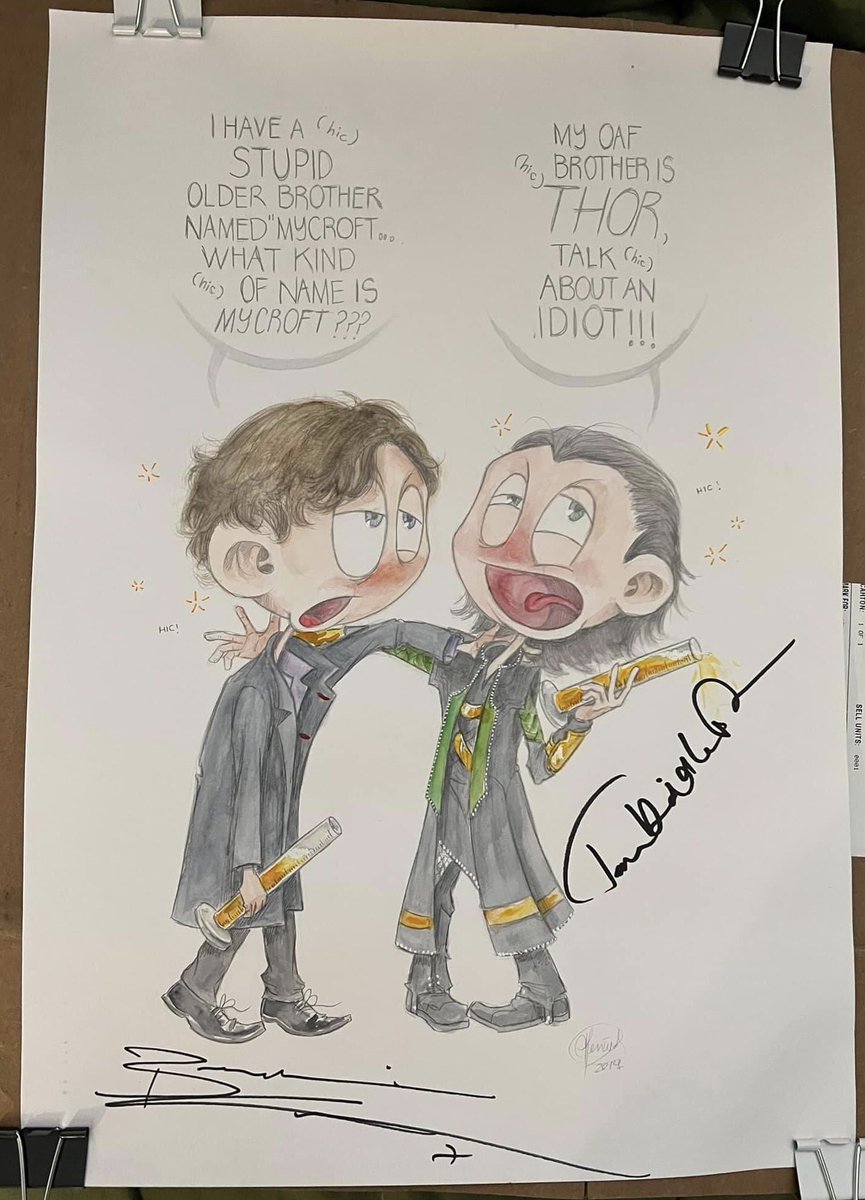 <a href="/Hashtag_Genius/">Hash</a> 8 years after I commissioned this from you. I finally got Benedict’s autograph!