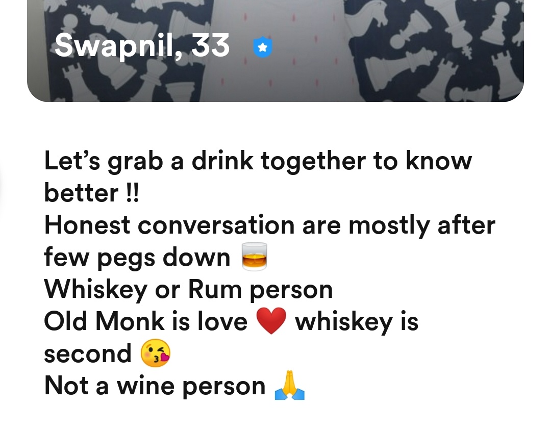 stickerless's tweet photo. Idk who else needs to hear this but alcohol is NOT a personality trait. You don't have to be drunk to be interesting. #BumbleGuys https://t.co/Av4Sc0saXj