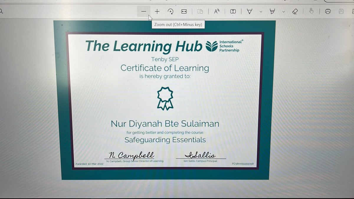 MsDiyanah's tweet photo. Learning and getting better #lifelonglearning https://t.co/CZhGZLj6MQ