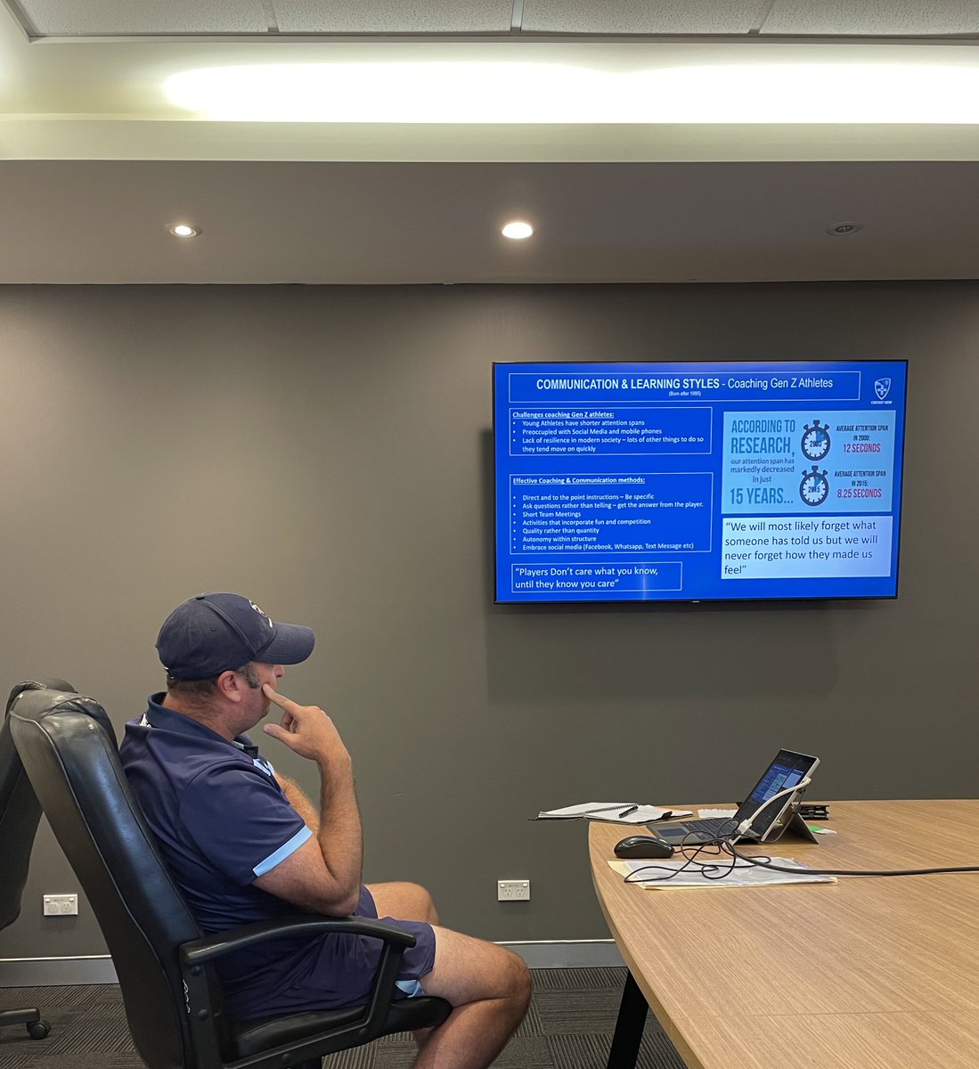 Luke_A_Miner's tweet photo. Great to be in attendance at the @CricketNSW ‘Batting MasterClass’ hosted by #NNSWCricket Coach & Talent Specialist Dean Burke
Some great insights on not only batting but coaching philosophy and engaging #GenZ athletes https://t.co/eRqrbY02gs