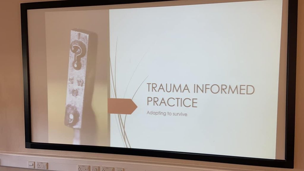 In_to_recovery's tweet photo. DAY 2 of #TraumaIP #Hartlepool #START training. Really looking forward to submerging into the co-created space together again to affirm, challenge & support each other developmentally. There are some solid cornerstones emerging & some #GrowingEdge of interest to pick up on today https://t.co/STwzIPFIkb