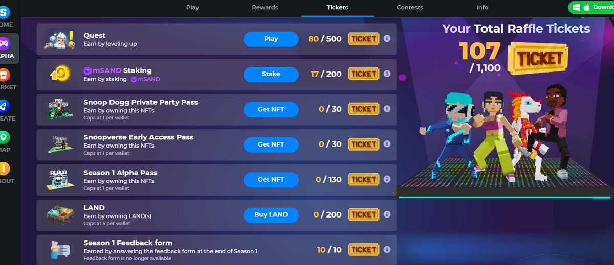 Chillsen3's tweet photo. @TheSandboxGame I just participated in the daily #SandboxAlphaS2Contest for a chance to earn up to 1,000 $SAND! Starting March 9 -  Show your Raffle Tickets. Check out my screenshot below! 👇 #SandboxAlphaS2 https://t.co/2Rw8GBa9Q9