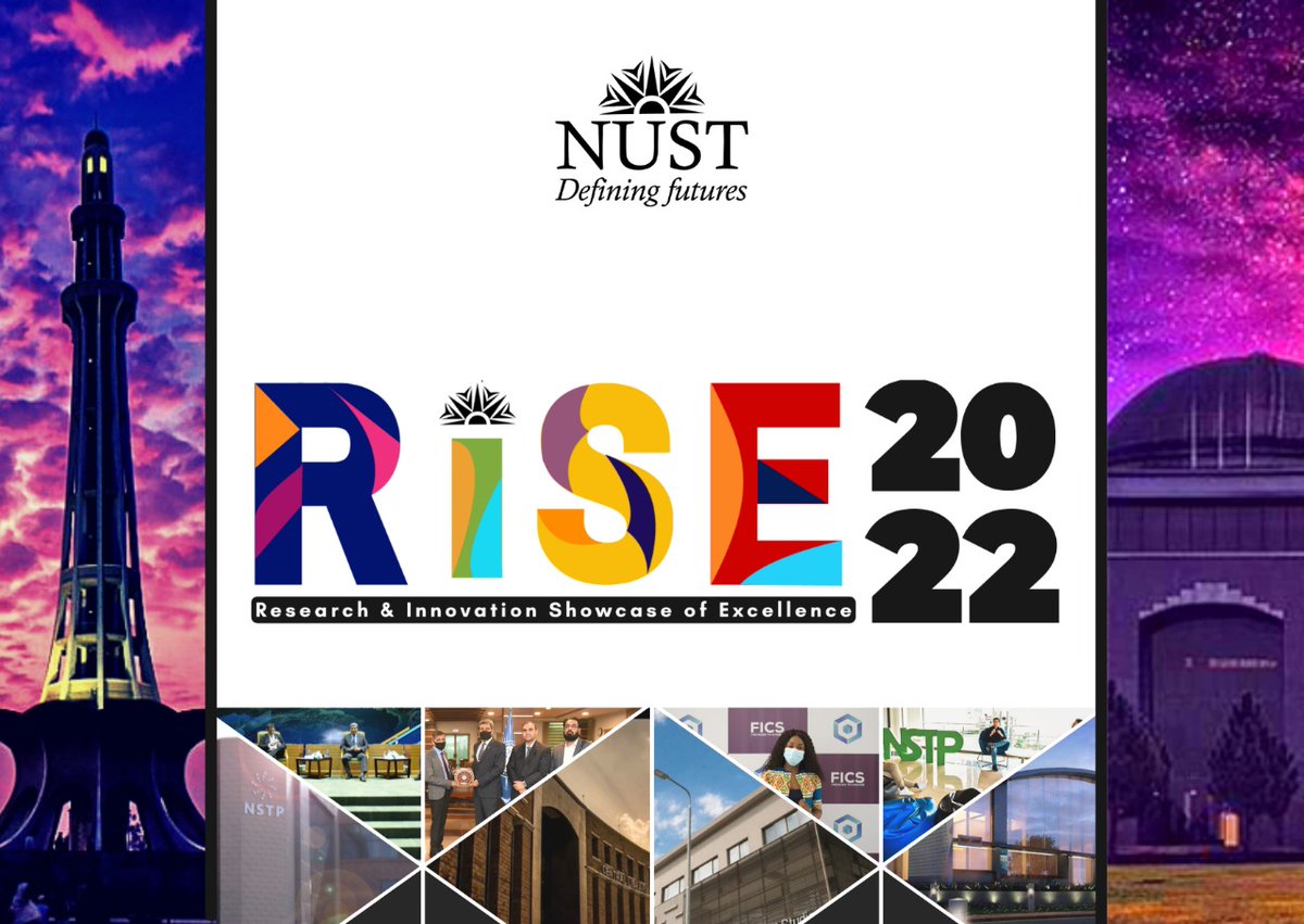 Research_NUST's tweet photo. NUST Mega event RiSE (Research &amp; Innovation Showcase of Excellence) is happening in Lahore. More than 300 company's C-level executives are coming. Tune into #NUSTRISE #NustRiseLahore #Lahore #NUST https://t.co/8JK9TnYiZB