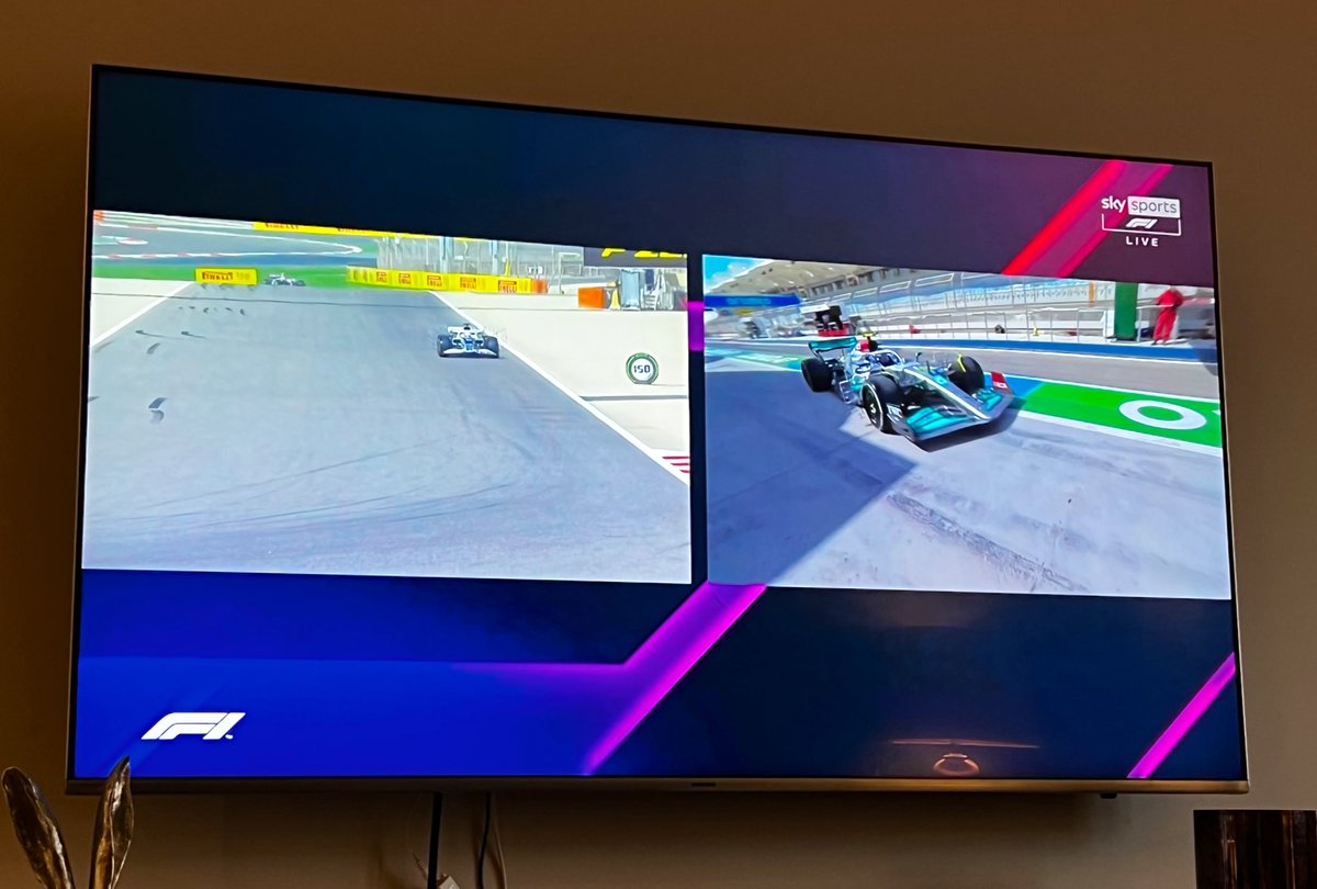 DominicRyles's tweet photo. Two reasons why I’m up this early… obviously, my 20 week son gets up at ridiculous times … 😴 but it’s @F1 testing! 🤩 https://t.co/ruESsR8Ov6