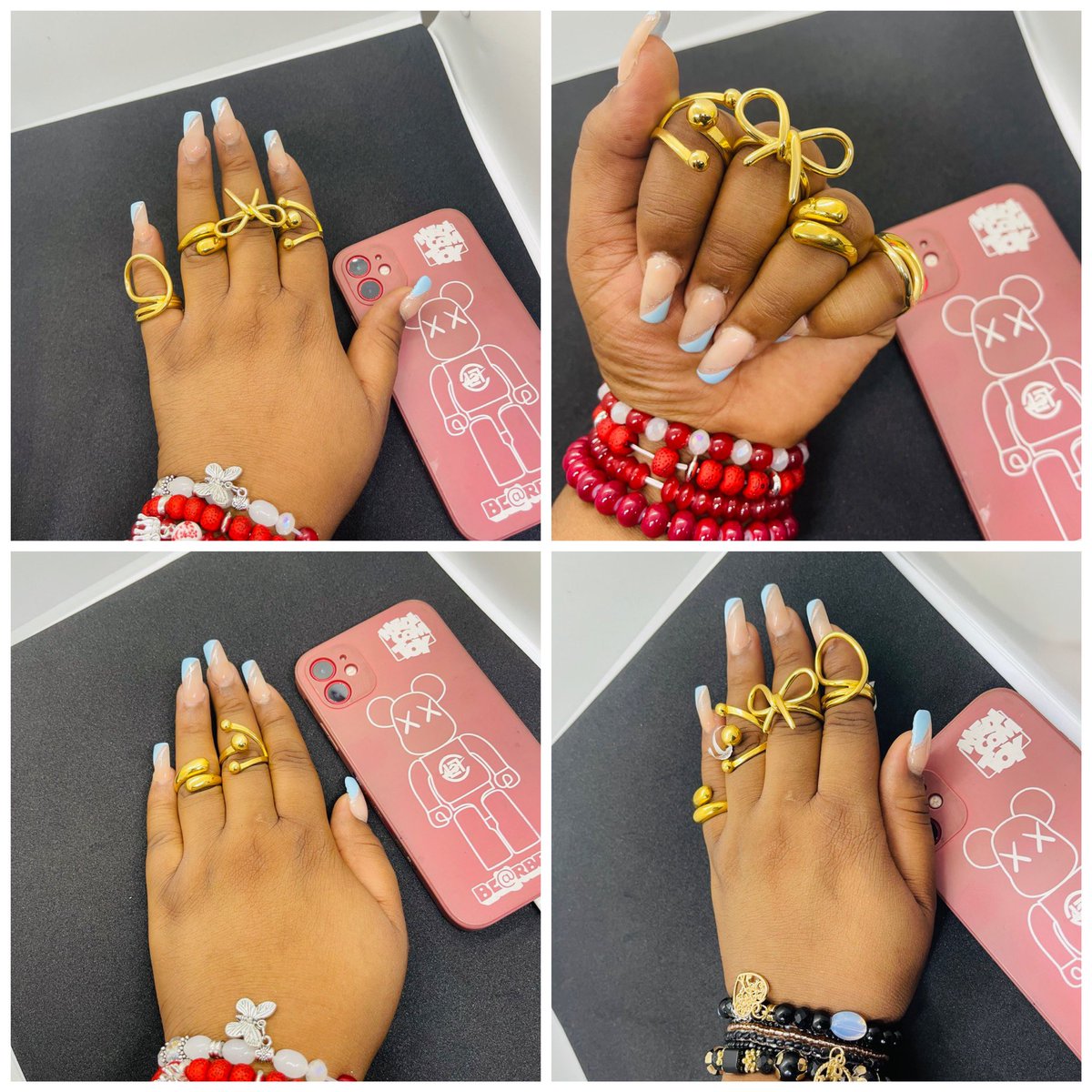 theboadplace's tweet image. Non-tarnish statement rings 😍

Available in sizes 

Price : N3500