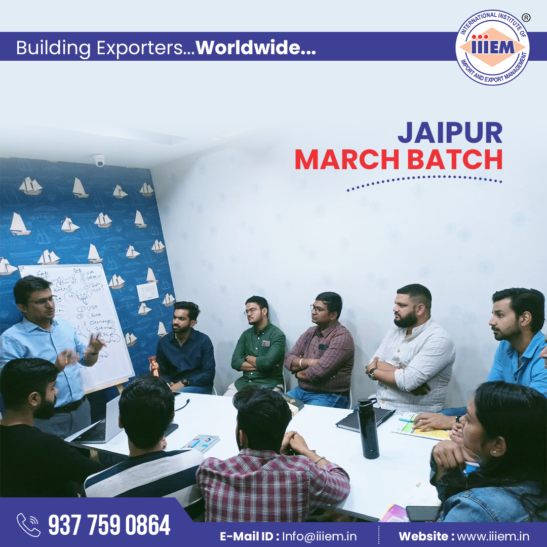 Here is a glimpse of the March 2022 Batch for Export-Import Management Course in Jaipur. iiiEM is thankful to Each one of our students for believing and trusting in us. 
.
.
#exportimportcourse #exportimporttraining #exportimportinstitute #exportimportbatch #iiiem