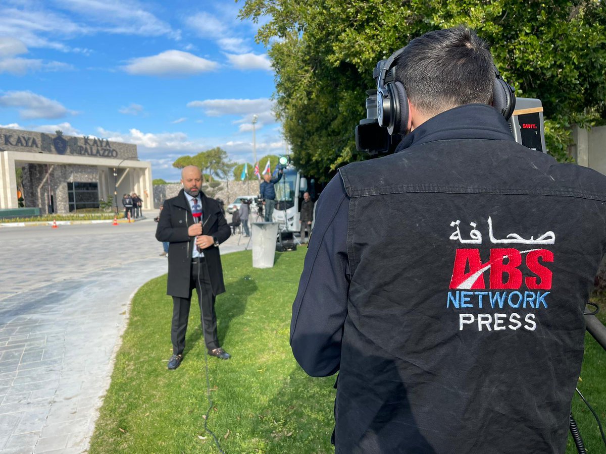 absn_tv's tweet photo. #ABS team during the coverage of Russia-Ukraine-Turkye trilateral foreign ministers meeting in #Antalya
bookings@absn.tv
 📞 +905444417666
🌐  https://t.co/7luIlXkhEN 
#ABSnetwork #Media #broadcas https://t.co/Kjxsu917og