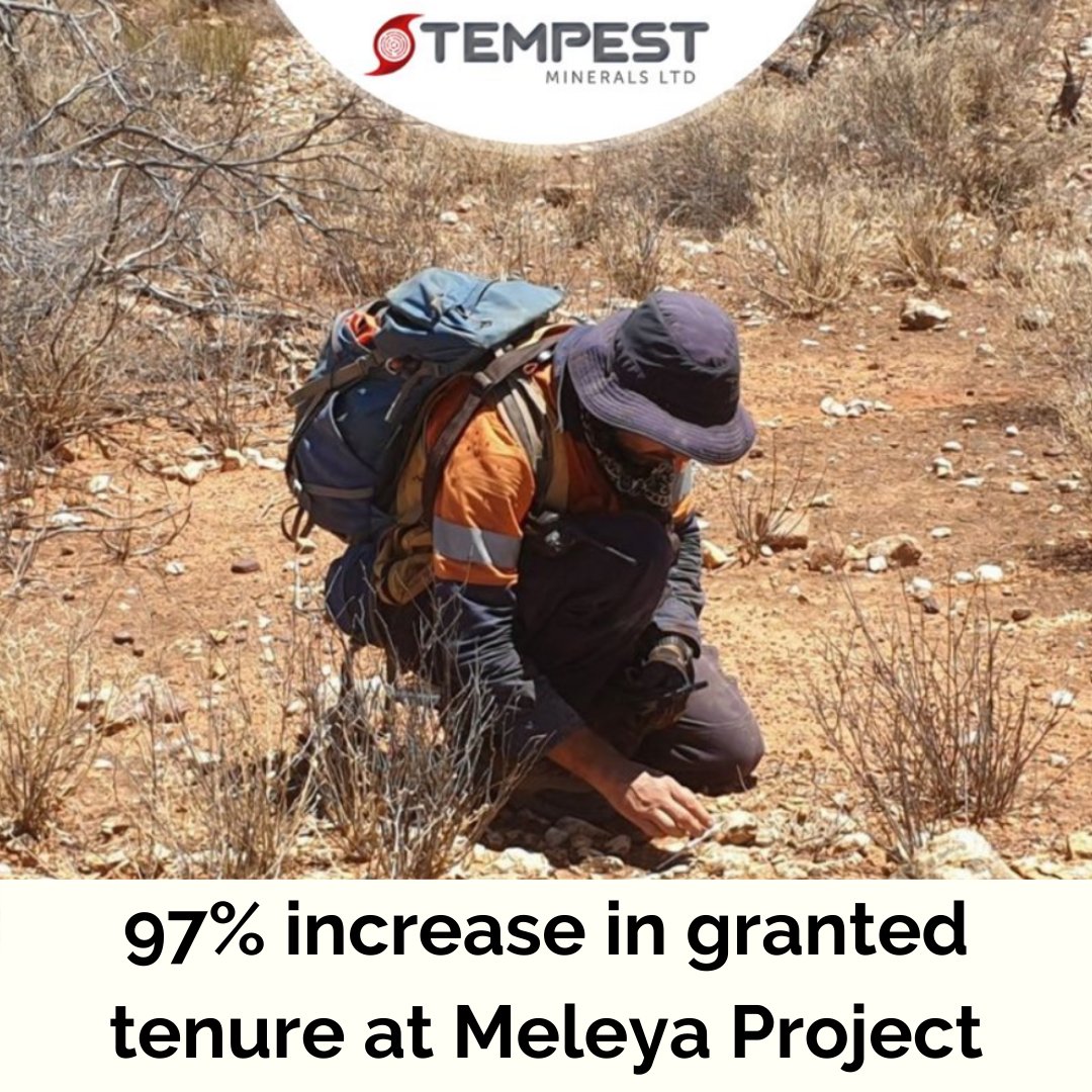tempestminerals's tweet photo. To maximise the potential of its mineral projects, TEM announced the expansion of its Meleya Project area.💥 TEM has been granted 204km2 of new tenure in addition to the existing landholding.

Read more here👇
https://t.co/s6KEfxbgvF 

#TEM #miningexploration #meleyaproject https://t.co/IxOxReFTci