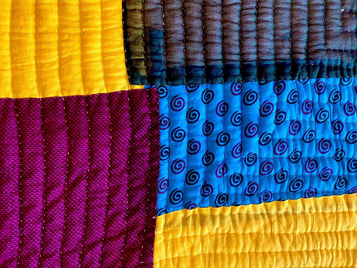 rons1212's tweet photo. Patchwork are like spreads of time and threads are like memories which keeps all the pieces woven with love together called life.
#TheQuiltProject is a project of ❤️ and care.
The catalogue is coming soon. https://t.co/lyPXtINk33