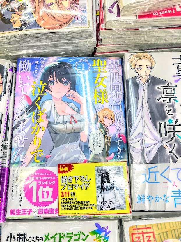 تويتر ゲーマーズ横浜店 على تويتر 大宮 原作 花果唯先生 Hanakayuino 漫画 たかとうすずのすけ先生 Takato17 異世界召喚されてきた聖女様が 彼氏 が死んだ と泣くばかりで働いてくれません ところでその死んだ彼氏 前世の俺ですね が入荷しております