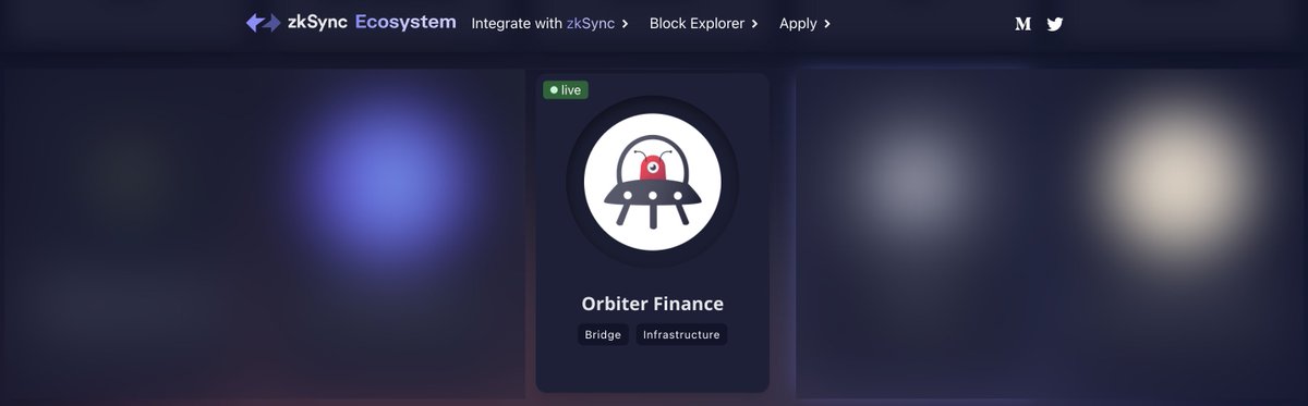 Orbiter_Finance's tweet photo. 🛸Orbiter has become an important member of the L2s ecosystem and is excited to collaborate with these forward-thinking teams.

https://t.co/vw8CstJ6Hb https://t.co/xHeeAFLDZc
