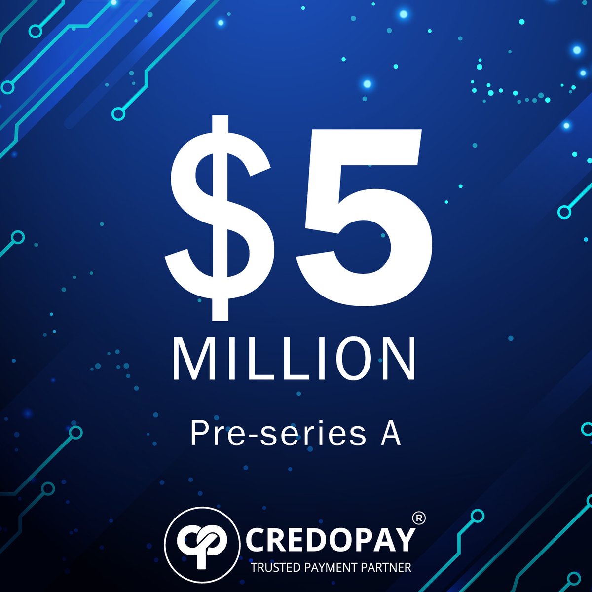 CredoPay's tweet photo. Dedicated and hard-working people make @CredoPay a better company everyday! Today we are proud to share that we raise $5 million in Pre-series A funding round.

https://t.co/5Q9CXcu66Z 

#fintech #payments #fintechnews #fintechindia #paymentsolutions #startupindia  #fundingnews https://t.co/e9sNVk4eOv