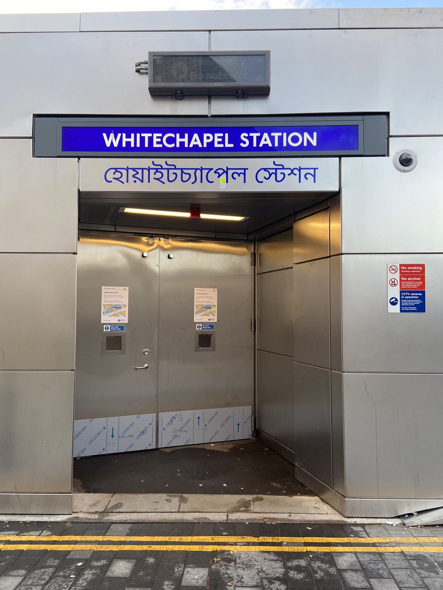 Whitechapel Station tweet media