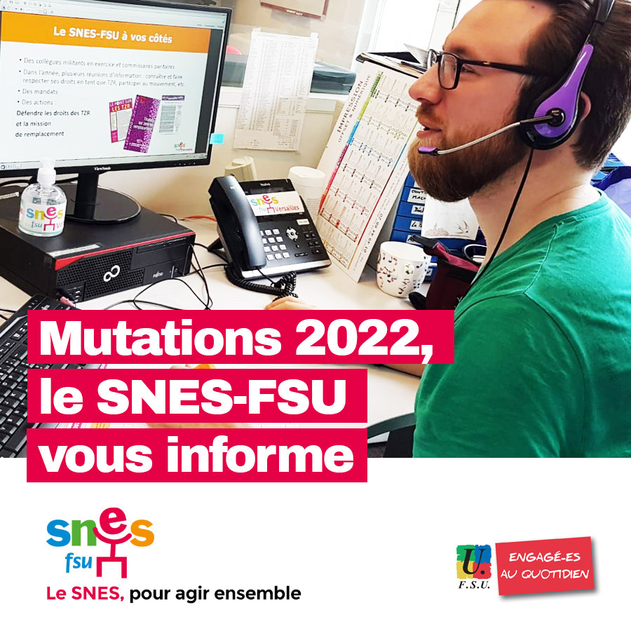 SNESVersailles's tweet photo. #Mutations2022 Vous avez été affecté·e dans l'académie de Versailles ? Bienvenue ! Le @SNESVersailles vous informe tous les demandeurs de mutation #Intra avec ses nombreuses réunions (voir⤵️).
Inscriptions et infos dans notre article : https://t.co/iIpkm9h0Mm
1/2 https://t.co/pEE3bj7Kwt