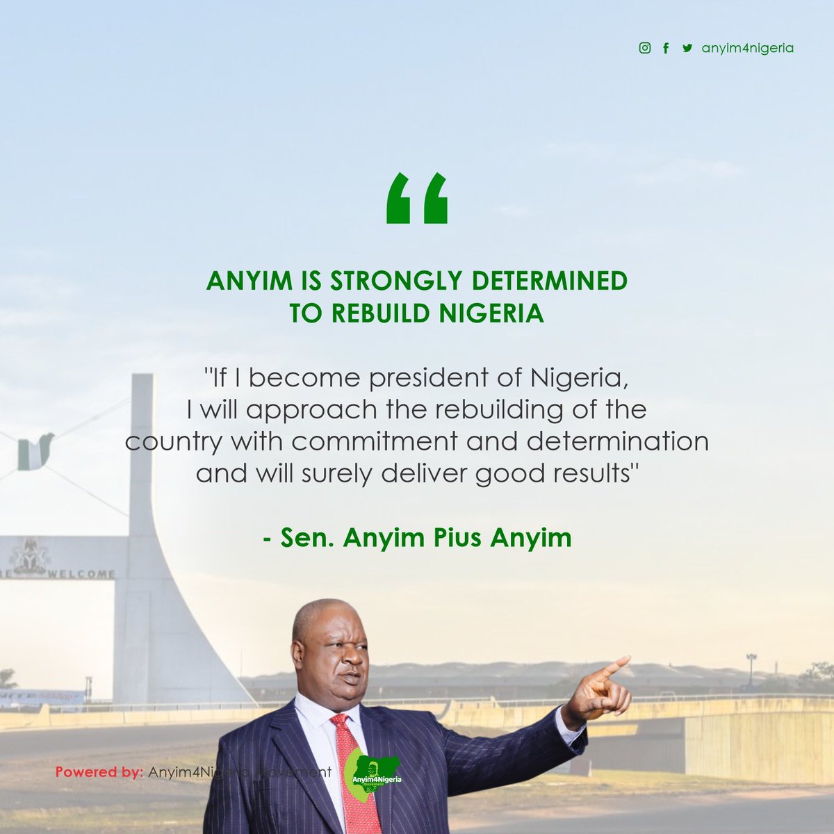 anyim4nigeria's tweet photo. #Anyim will rebuild Nigeria.
#Anyim4Nigeria
#Anyim2023
@OfficialPDPNig https://t.co/t6Kf93stHw