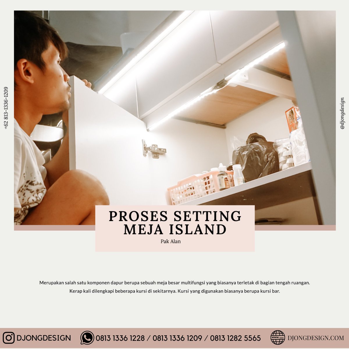 djongdesign's tweet photo. ⚠️PROGRESS INTERIOR KITCHEN SET⚠️

Kali ini mimin mau laporan dulu nih sama Sobat Djong perihal progress interior kitchen set milik Pak Alan😍 https://t.co/PfSWfn0eqt