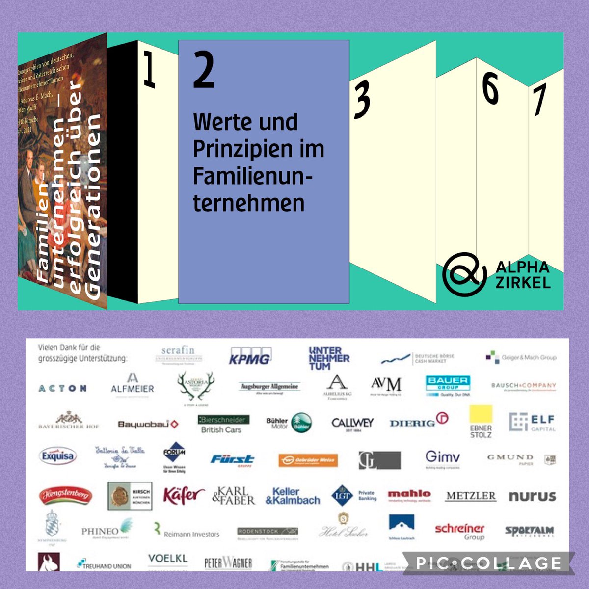 ALPHAZIRKEL - THE FAMILY ENTREPRENEUR NETWORK
Diskussionsreihe zum ALPHAZIRKEL-Buch 2022📚
Folge 2: „Werte und Prinzipien im Familienunternehmen“

Präsenzveranstaltung 
Donnerstag, 10. Maerz 2022
🇩🇪 18:00 – 21:00 
📍Palais Montgelas, Hotel Bayerischer Hof, München