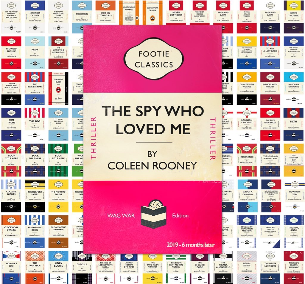 footieclassics's tweet photo. THE SPY WHO LOVED ME - A footie classic tale of WAG’s, wagging tongues leading to an all out war.
#teamcoleen #teamvardy https://t.co/nXy8lhiMej