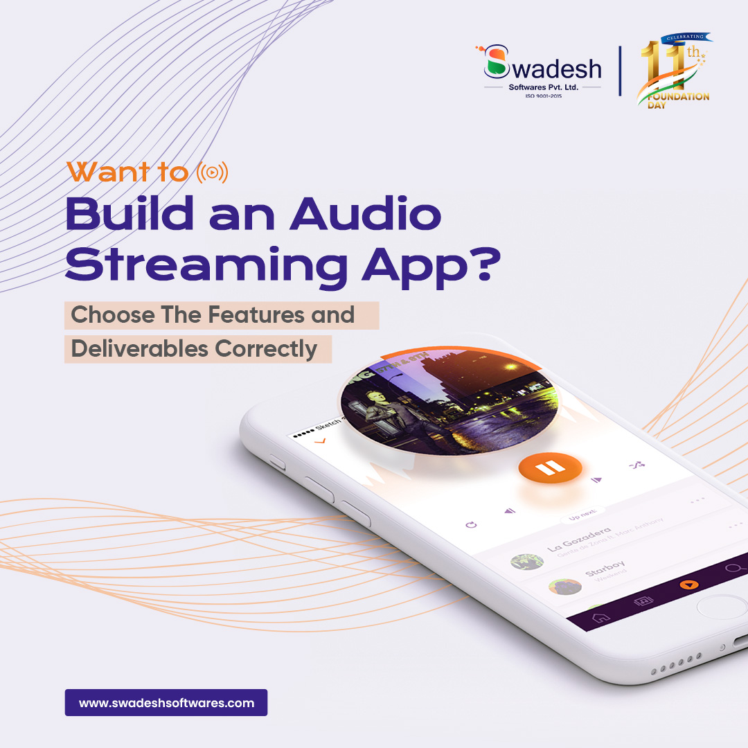 SwadeshProjects's tweet photo. If you want to get an #audiostreamingapp for your business, you must choose the right features and deliverables (platform, design, speed, and project handover date).
From here, @SwadeshProjects will take care of the rest.
#SwadeshSoftwares #audioapps #appdevelopment https://t.co/2V7lPmYj3j