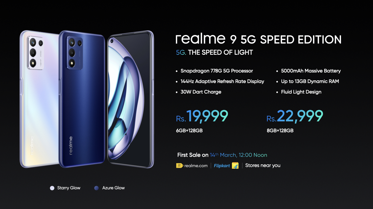 Realme 9 5G (India) Price, Full Specifications, Comparison