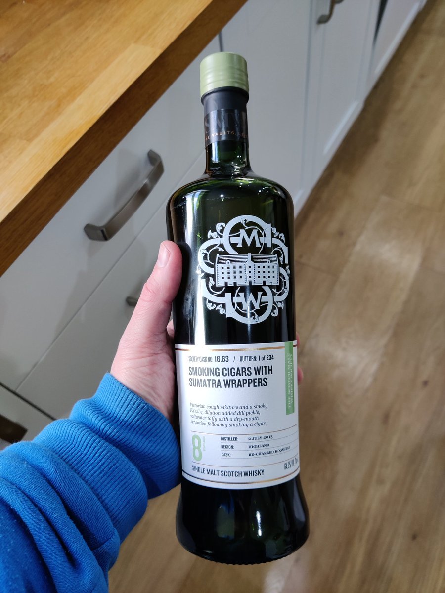 trube79's tweet photo. It's arrived! Looking forward to trying this one @SMWSUK #outturn https://t.co/tLawOrscKN