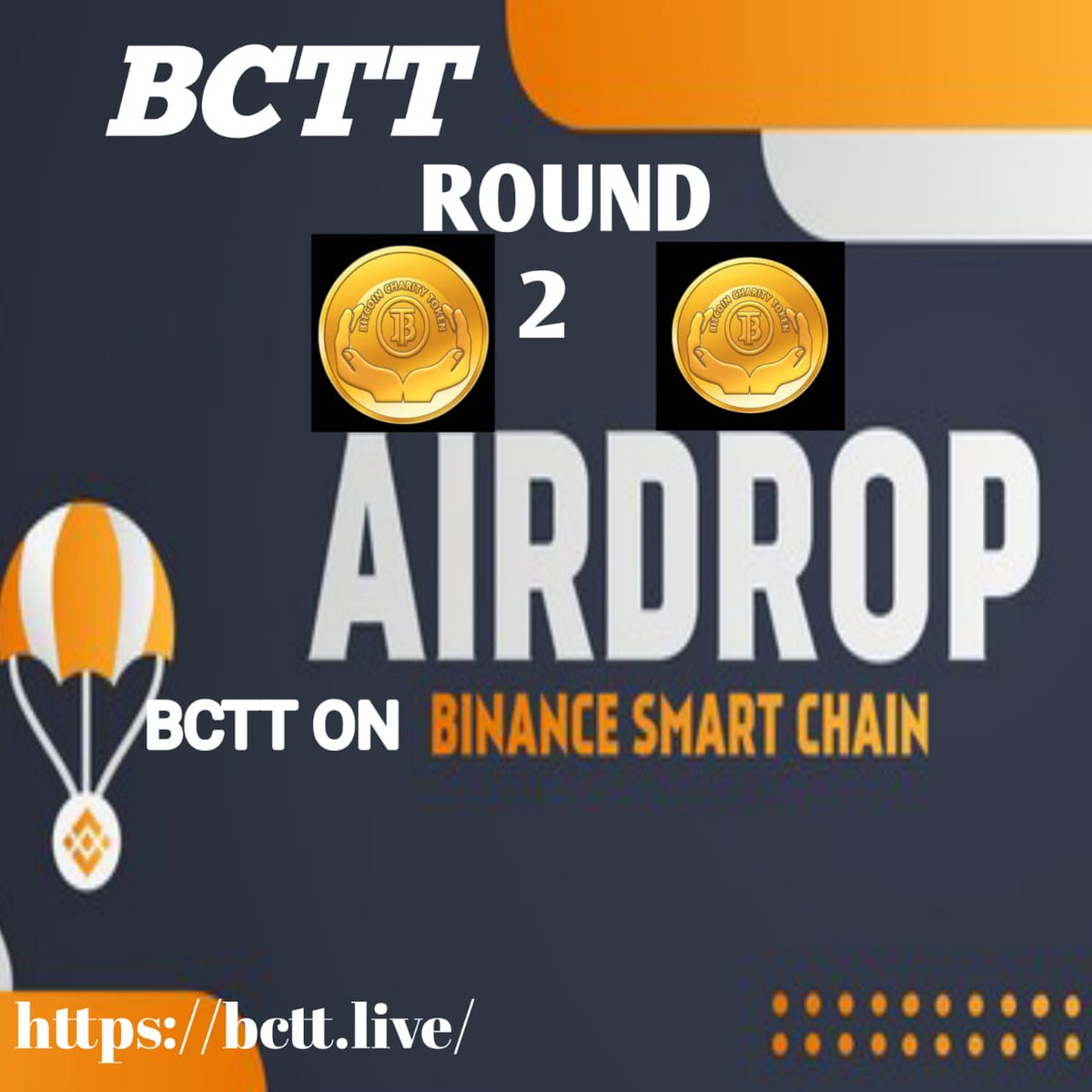BcttOfficial's tweet photo. BCTT airdrop round 2 has started https://t.co/8NcQ1cJVQv https://t.co/I1peOrysJP