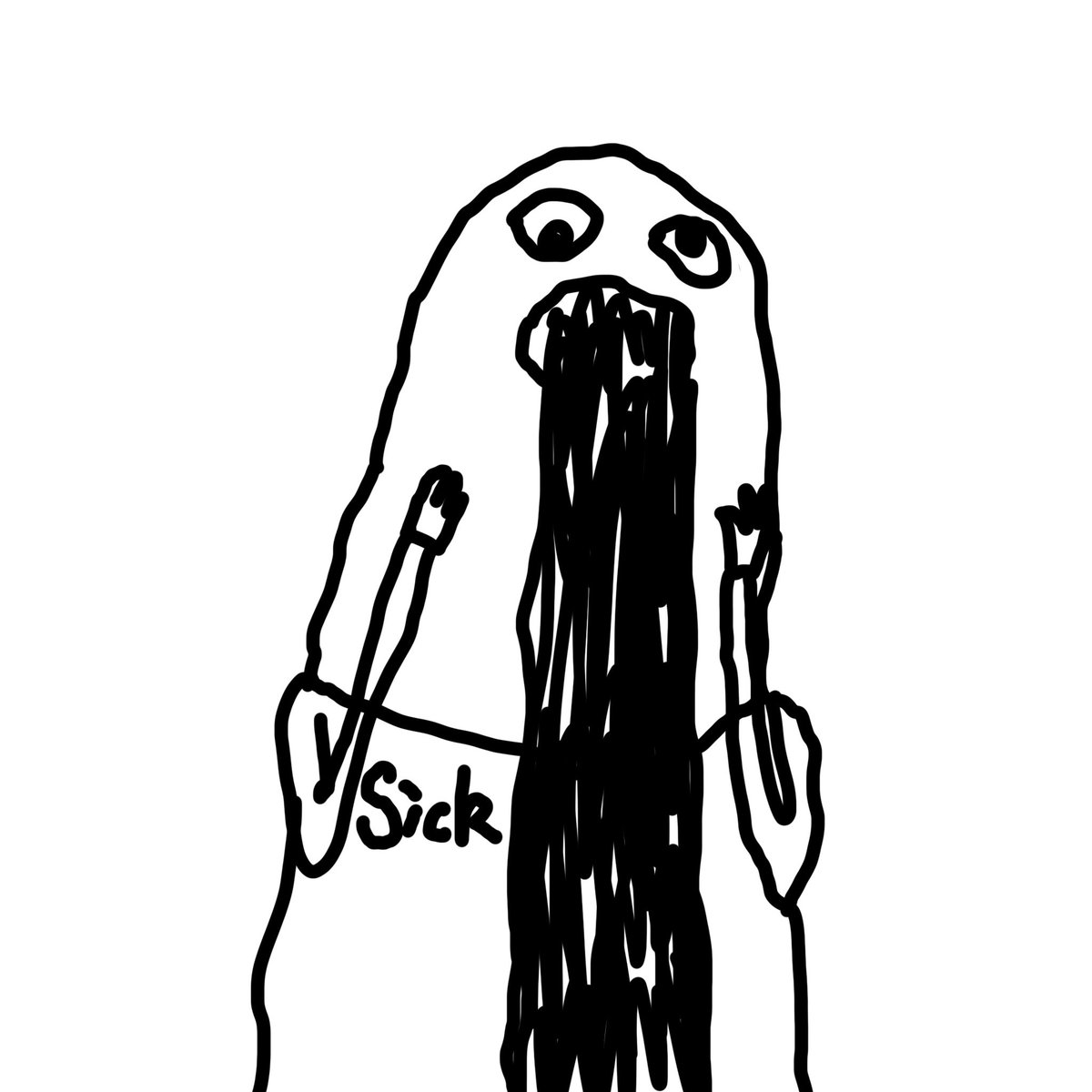 Sick of human. #war #peace #nft #nftart #realart #artfirstthennft #openseanft #sick #vomit #originalnftart #originalart