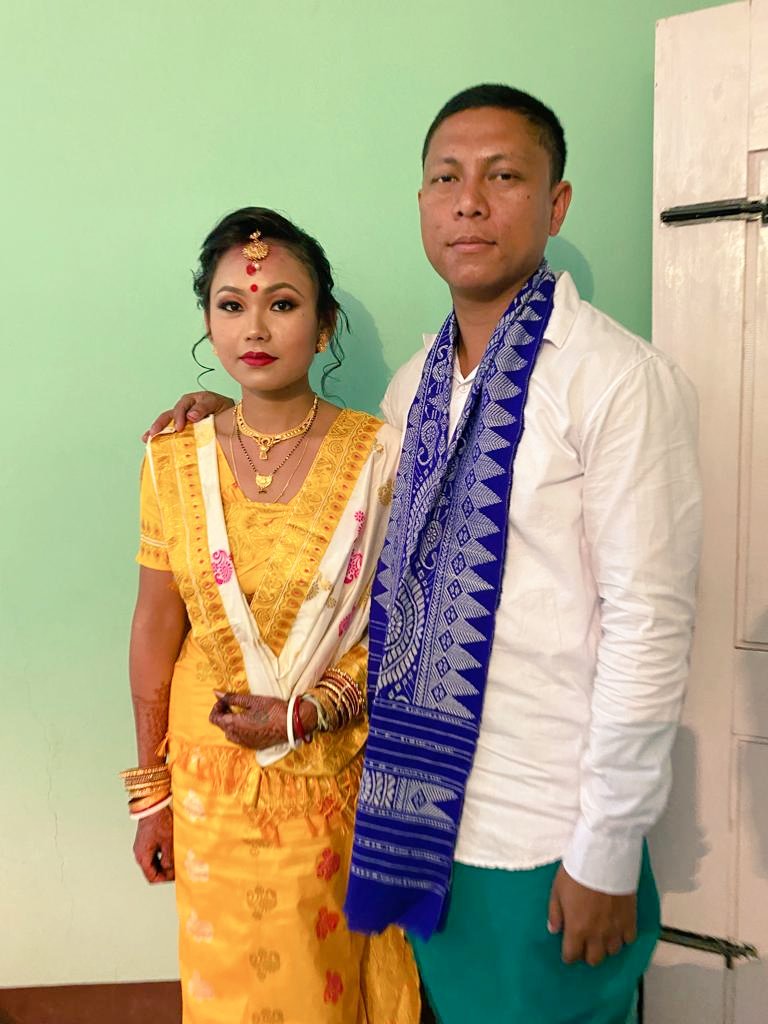 MoniManika's tweet photo. Finally Im got married with @ranjanboro https://t.co/hMdCN24N2z