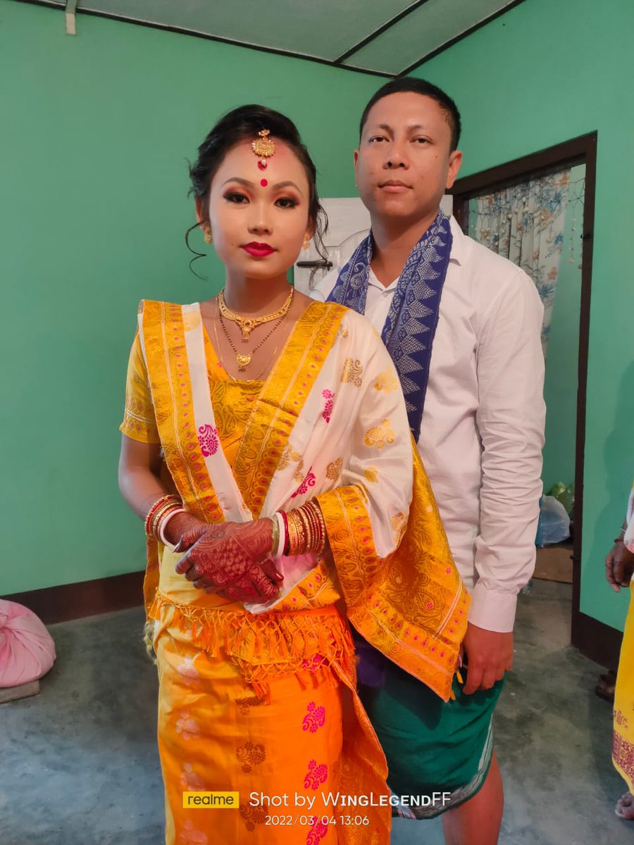MoniManika's tweet photo. Finally Im got married with @ranjanboro https://t.co/hMdCN24N2z