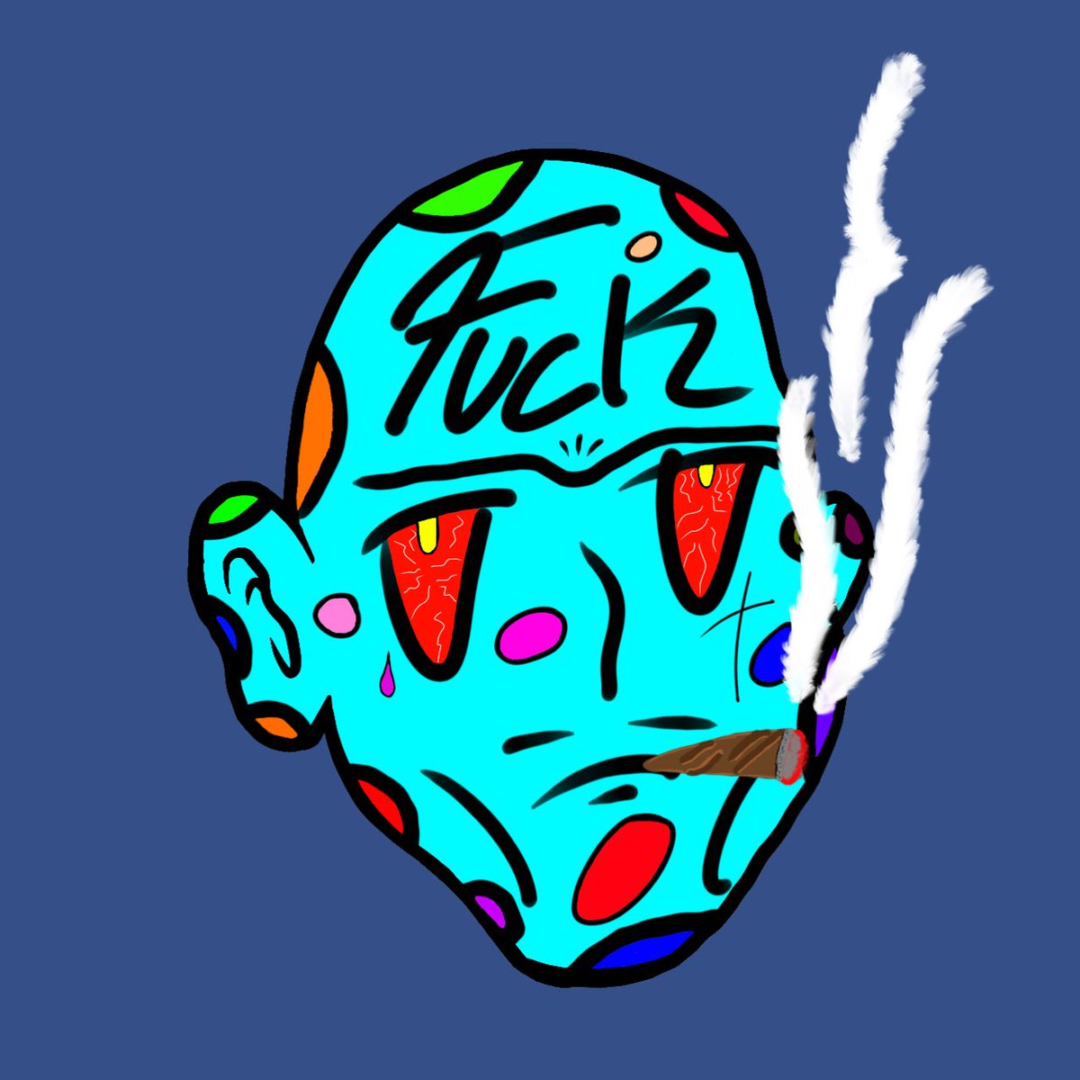 Dayonegoat's tweet photo. @ArtHeadsNFT #Contest #FANART #onphone @DieRichAnt https://t.co/EDxnuRKOTf