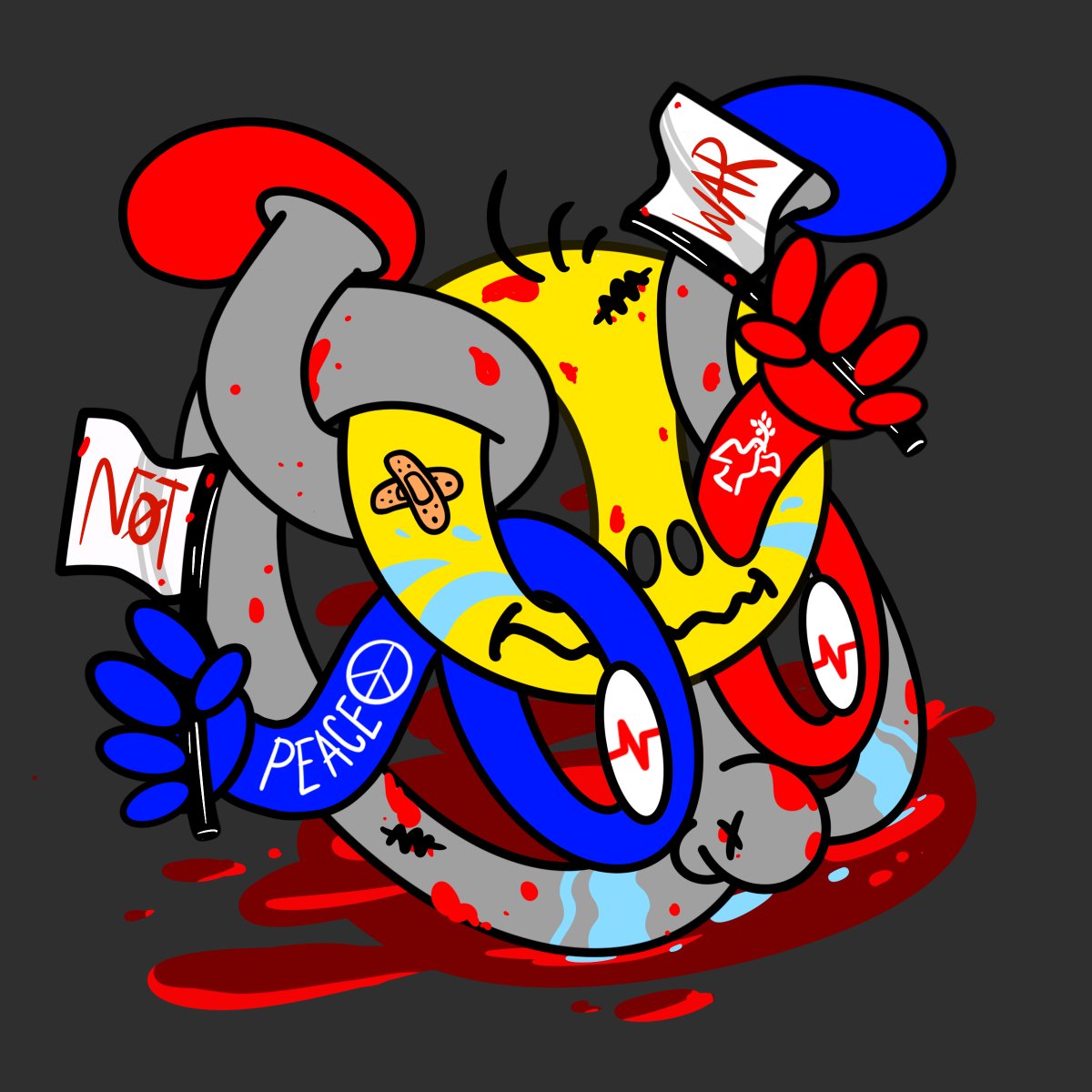 NFT for Charity #NOTWARMAKEART  #NFTTHAILAND #nftart #NFT Available at paras.id/token/x.paras.…