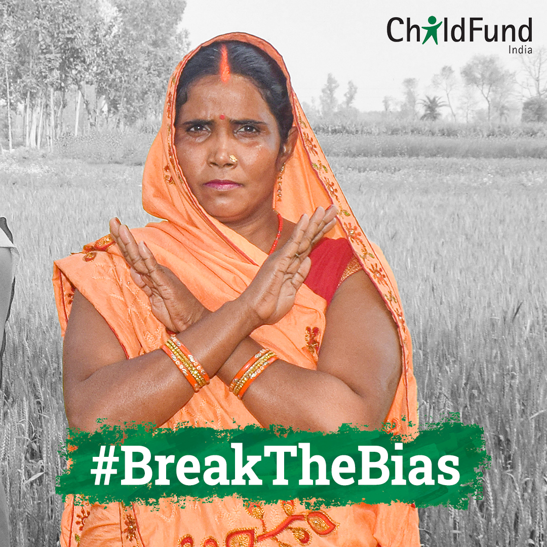 ChildFundIndia's tweet photo. #BreakTheBias | "This project changed my attitude. Now I am confident while sharing my opinion with the men in my family ... I have also stepped out of a family culture that was restrictive", shares Suman from UP. 
#together4equality #WomensDay2022 #GenderEquality https://t.co/5mzLEP7CJL