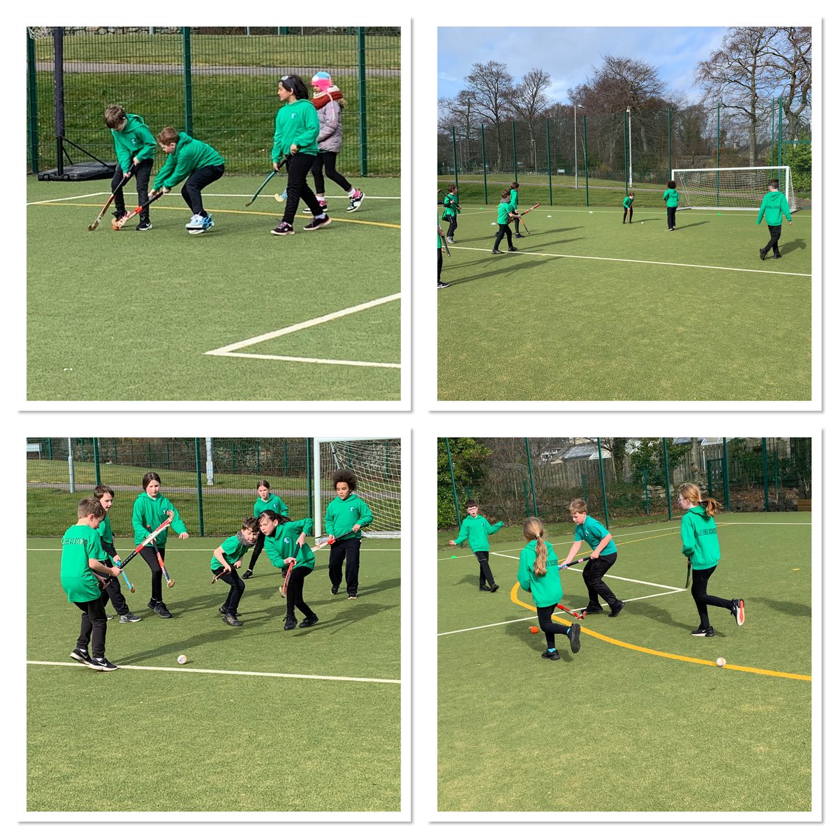 hazleheadschoo1's tweet photo. Outdoors for Hockey today, the sun was out ☀️ #funnthesun #communication #cooperation #decisionmaking #teamwork @hazleheadschool https://t.co/1zk1OkPhQb
