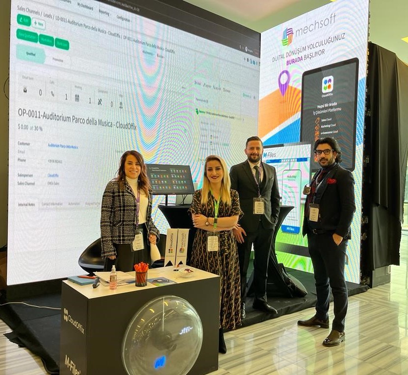 MechSoft's tweet photo. MechSoft olarak oldukça keyifli bir etkinliği geride bıraktık.
EFF Organization tarafından düzenlenen IT Forum CxO etkinliği kapsamında CEO'muz Gökhan Erdoğdu sunumunu gerçekleştirdi.
Etkinlik boyunca standımıza ilgi gösteren tüm katılımcılara teşekkür ederiz.
#mechsoft https://t.co/Q9z7eHNTvO