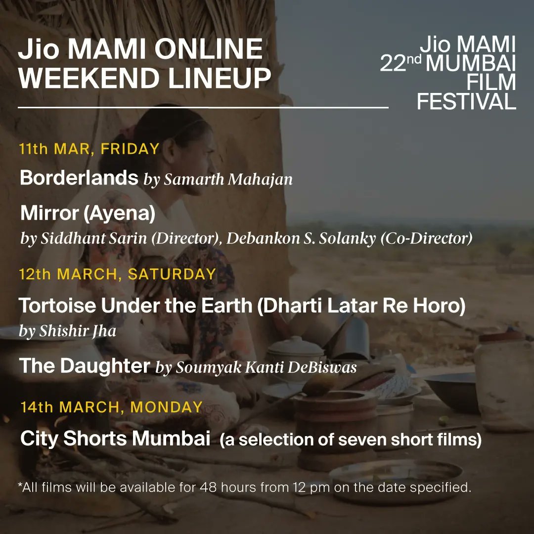 Can't wait for the workweek to get over? Us too. Catch some more amazing titles from our Official Selection from tomorrow only on online.mumbaifilmfestival.com.