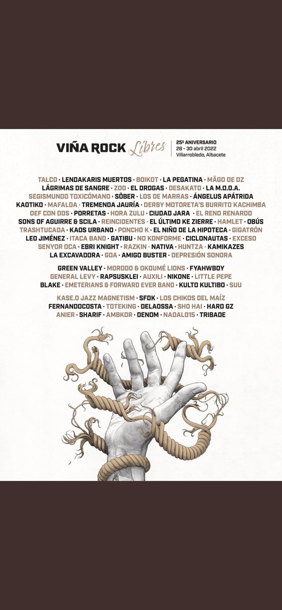 TaniaRc20's tweet photo. VENDO ENTRADA VIÑAROCK BARATA!!!! https://t.co/AZbDK4de8c