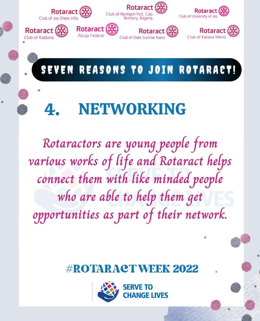 Rotasherehills1's tweet photo. DAY 4
Rotaract gives you the opportunity to network with so many people of like mind and of same and different professions.
#worldrotaractweek
#WorldRotaractWeek2022
#Rotaract
#rotaractors https://t.co/G3ssS3CpdR
