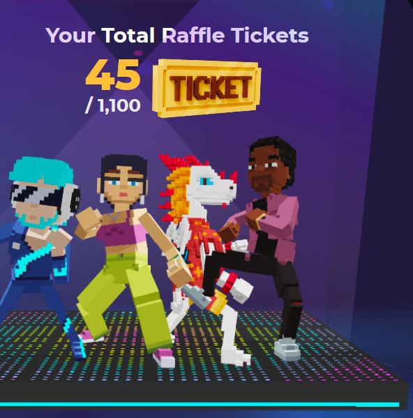 EnryuEscaped's tweet photo. @TheSandboxGame I just participated in the daily #SandboxAlphaS2Contest for a chance to earn up to 1,000 $SAND! Starting March 9 -  Show your Raffle Tickets. Check out my screenshot below! 👇 #SandboxAlphaS2 https://t.co/u54bjqypaU