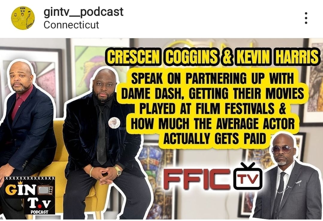 KevinHarris84's tweet photo. Check us out on Gin TV Podcast! 
You don't want to miss this! We talk about our partnership with Dame Dash Studios! Along with past, present, and future projects coming up! Check us out on https://t.co/hKOpnP7g7x

https://t.co/zYqtqX1Isd https://t.co/QrZuioOnim