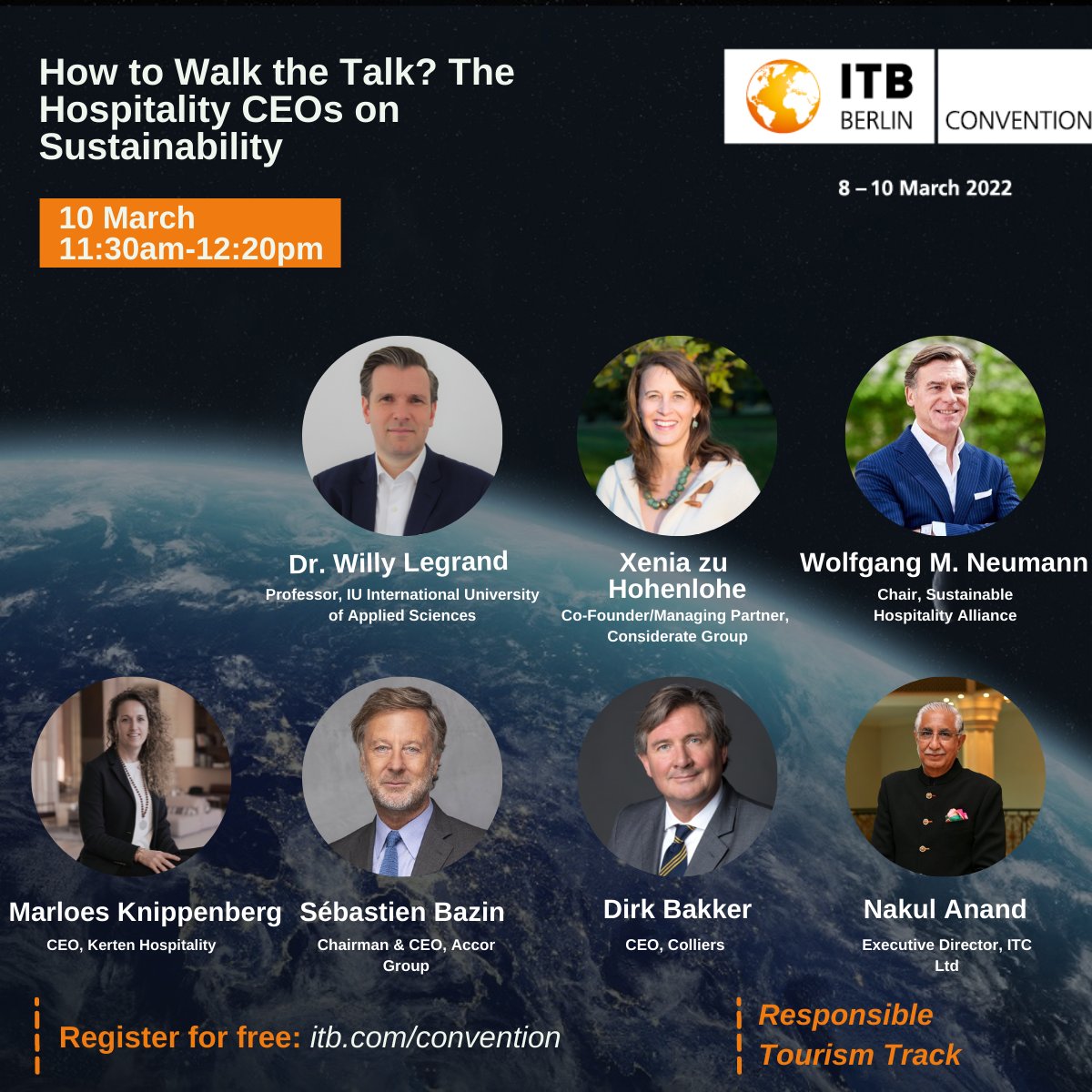 SustHosAlliance's tweet photo. Join us today to launch of our #PlanetPathway at 11.30 CET @ITB_Berlin. @susthosalliance Chair @Wolfgangneumann is joining a panel of leading industry CEOs from @Accor @ITCHotels @KertenSocial @Colliers_NL. Free virtual access via: https://t.co/vuUiehIB6j #NetPositiveHospitality https://t.co/OE8XrDnSeH