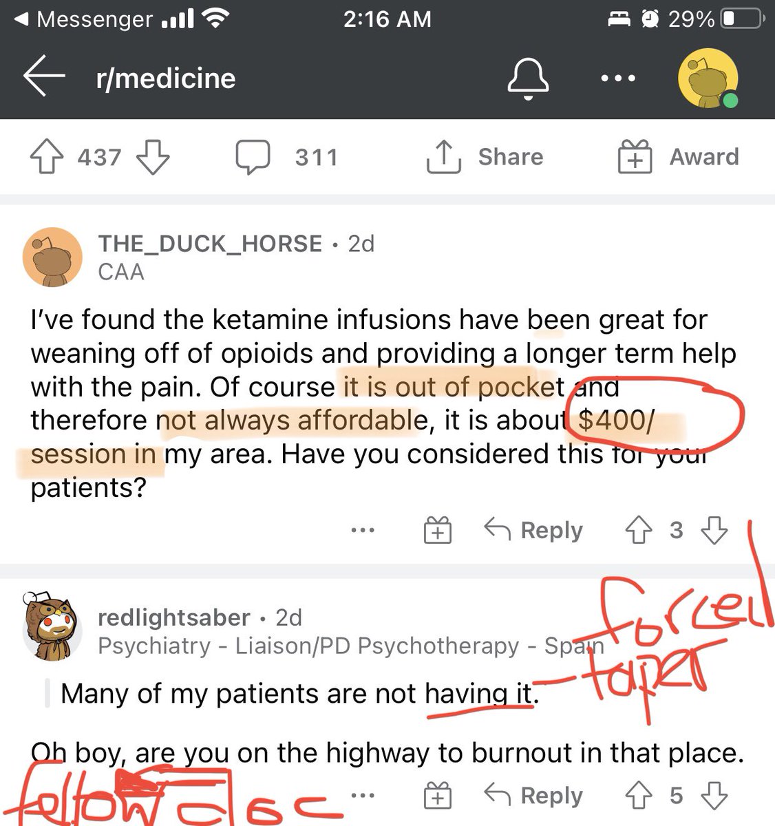 SpeakPain2Power's tweet photo. More of the terrible #doctors being terrible to #fibromyalgia patients, which letโs not forget are mostly #women. They are seen in these tweets #ForceTapering us off our meds, gleefully, not caring if #pain #patients turn to the street and live or die. #SafeSupply #Overdose #Bias https://t.co/WiWKbWEqSv