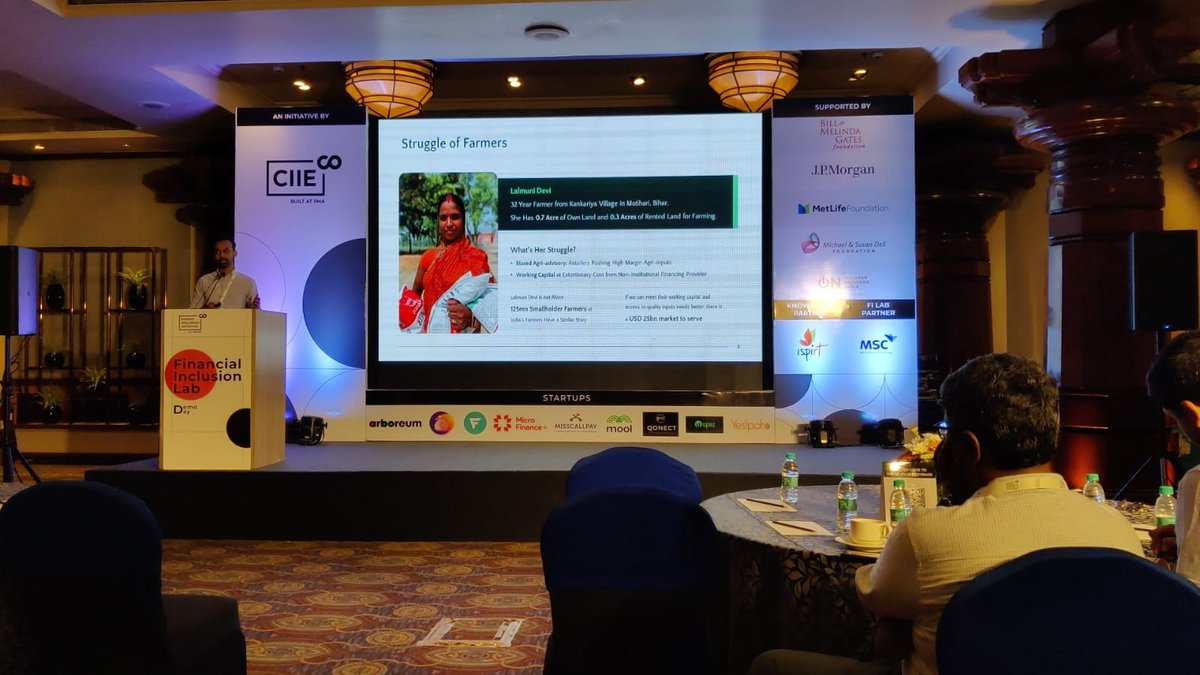 MicroSave's tweet photo. CreditHaat, Upaz, @Qonect2, Flyk showcasing impactful solutions built for #Bharat using #innovation at #FinancialInclusionLab demo day. @MicroSave with @CIIEIndia enabling them to collaborate with promising startups.

@BharatInclusion @jpmorgan @MetLife @gatesfoundation @DellFdn https://t.co/9OwMI43dZS