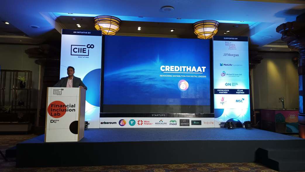 MicroSave's tweet photo. CreditHaat, Upaz, @Qonect2, Flyk showcasing impactful solutions built for #Bharat using #innovation at #FinancialInclusionLab demo day. @MicroSave with @CIIEIndia enabling them to collaborate with promising startups.

@BharatInclusion @jpmorgan @MetLife @gatesfoundation @DellFdn https://t.co/9OwMI43dZS