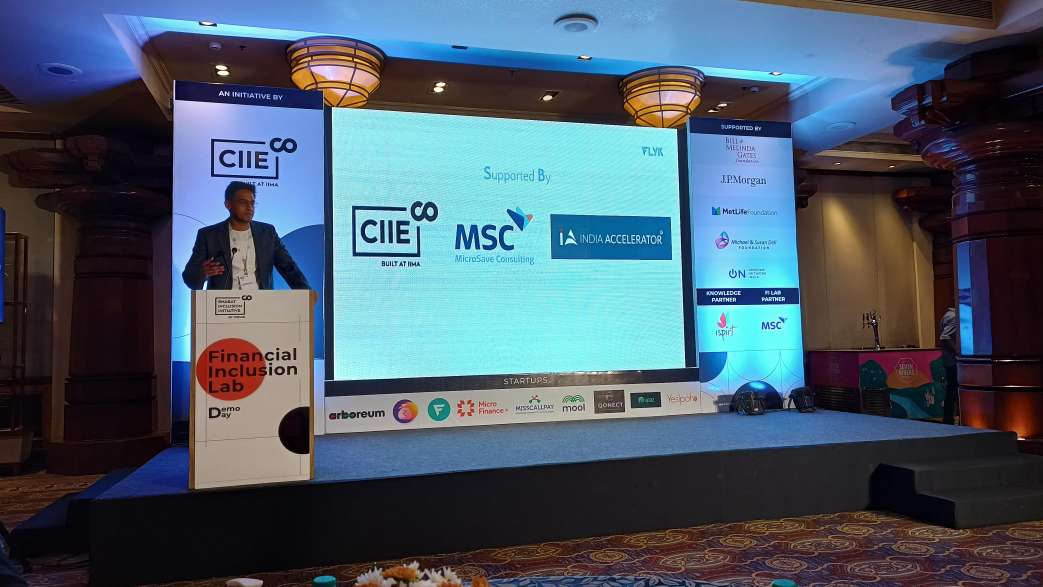 MicroSave's tweet photo. CreditHaat, Upaz, @Qonect2, Flyk showcasing impactful solutions built for #Bharat using #innovation at #FinancialInclusionLab demo day. @MicroSave with @CIIEIndia enabling them to collaborate with promising startups.

@BharatInclusion @jpmorgan @MetLife @gatesfoundation @DellFdn https://t.co/9OwMI43dZS